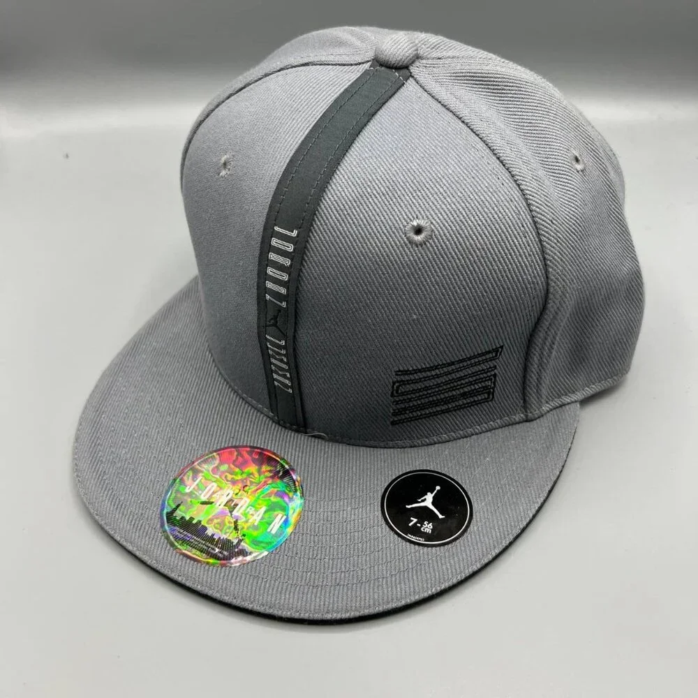 Air‎ Jordan 11 Hat Men 7 Cool Grey Jumpman Fitted Cap